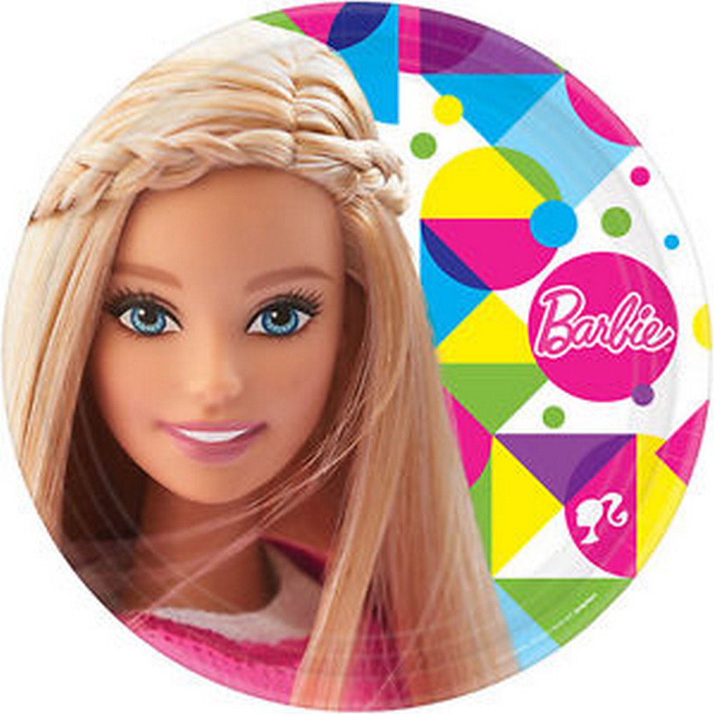 Piatti carta Barbie 8pz